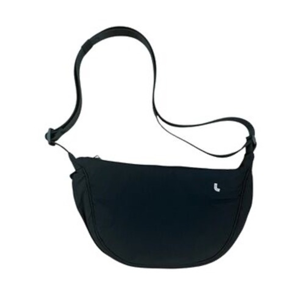 Lole Crossbody Bag Black Unisex Recycled Nylon Adjustable Strap 1942865 NEW